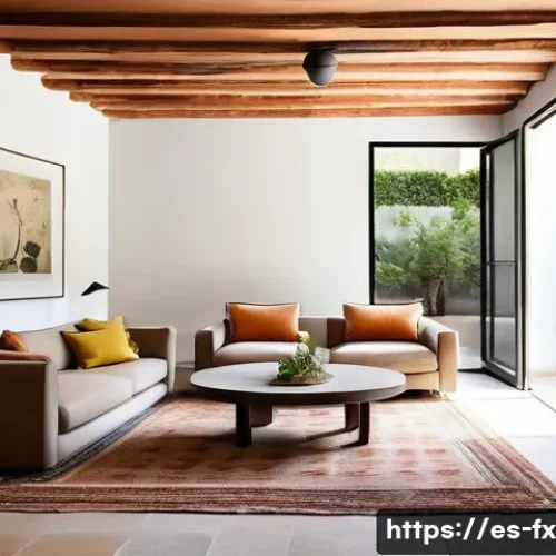 Home 27 전통 양식의 현대적 건축 응용 - **Andalusian-Inspired Living Space with Modern Twist:** "A spacious, naturally lit interior living r...